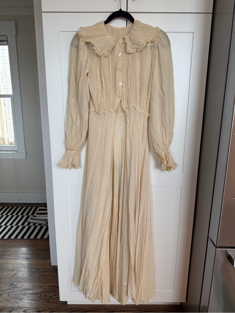 Vintage Silk Dress Robe